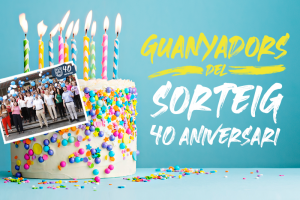 GUANYADORS SORTEIG 40 ANIVERSARI